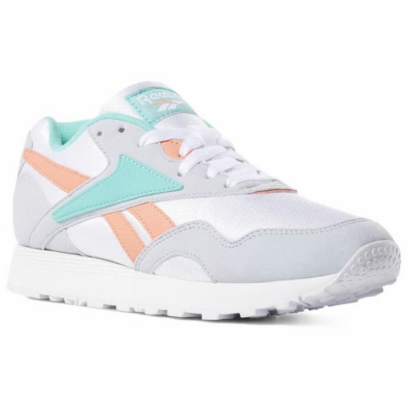 Tenisi Reebok Rapide Dama Albi/Gri/Turcoaz/Roz Romania IM5395VE